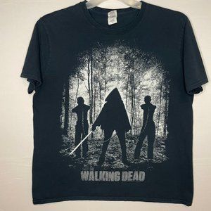 The Walking Dead Michonne Walkers Adult Black T-shirt